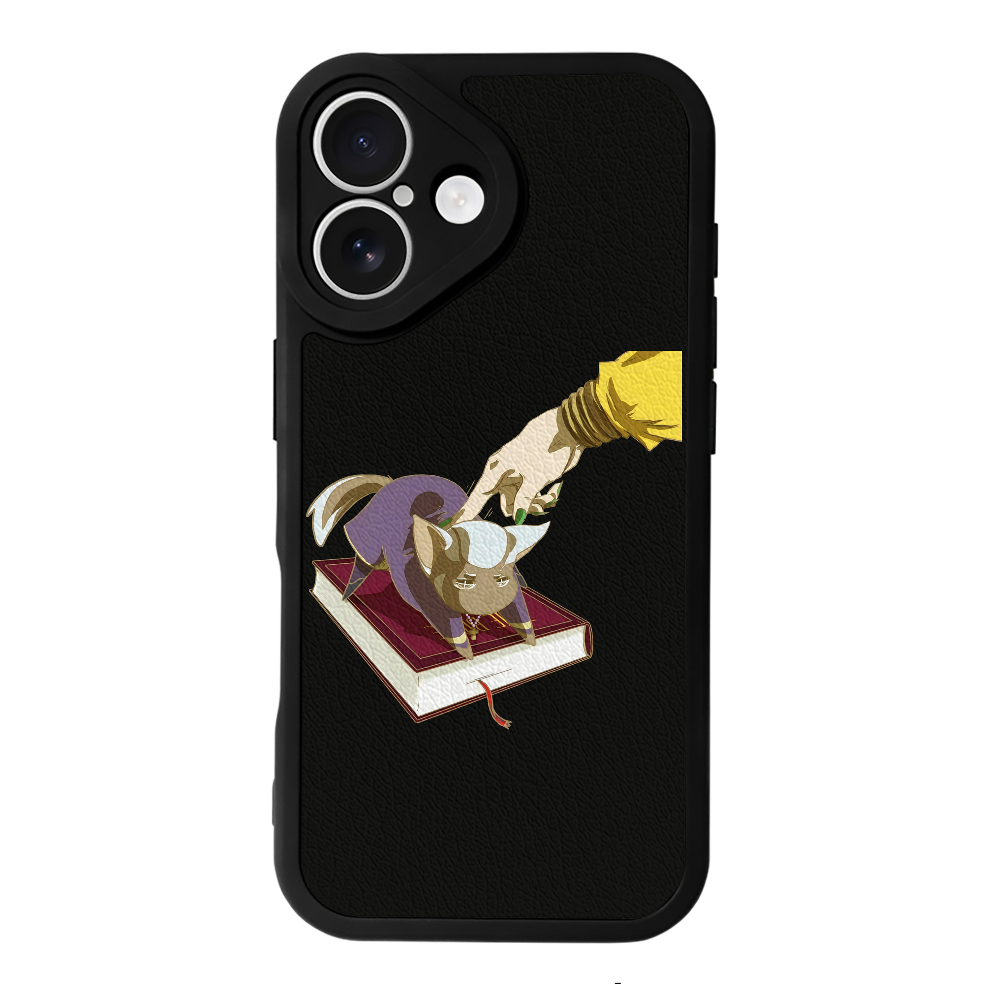 （画像用） ジョジョの奇妙な冒険 JoJo's Bizarre Adventure 【iPhone 16シリーズ対応】シリコンスマホケース（レザー調） 材質：シリコン